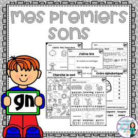 French Phonics Printables: Mes premiers sons (son composé gn)