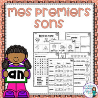 French Phonics Printables: Mes premiers sons (son composé an)