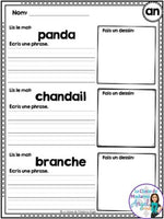 French Phonics Printables: Mes premiers sons (son composé an)