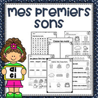 French Phonics Printables: Mes premiers sons (sons composés ai, ei)