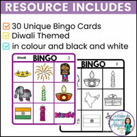 Diwali:  French Diwali Bingo Game