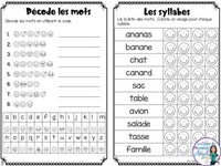 French Phonics Activities: Mon cahier des sons partie 2 {la voyelle a}