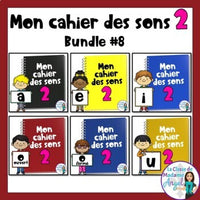 French Phonics Activities: Mon cahier des sons partie 2 Bundle #8