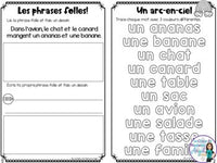 French Phonics Activities: Mon cahier des sons partie 2 Bundle #8