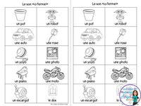 French Phonics Activities: Mon cahier des sons partie 2 {la voyelle o fermé}