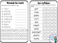 French Phonics Activities: Mon cahier des sons partie 2 {la voyelle o fermé}