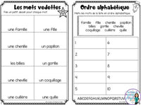 French Phonics Activities: Mon cahier des sons partie 2 {son composé ill(e)}