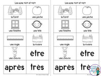 French Phonics Activities: Mon cahier des sons partie 2 Bundle #2