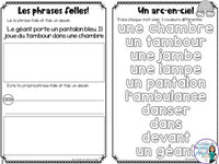 French Phonics Activities: Mon cahier des sons partie 2 {sons composés an/am}