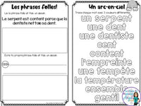 French Phonics Activities: Mon cahier des sons partie 2 {sons composés en/em}