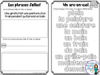 French Phonics Activities: Mon cahier des sons partie 2 {sons composés ain/ein}