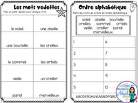 French Phonics Activities: Mon cahier des sons partie 2 {son composé eil/eille}