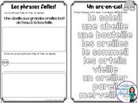 French Phonics Activities: Mon cahier des sons partie 2 {son composé eil/eille}