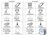 French Phonics Activities: Mon cahier des sons partie 2 {son composé ph}