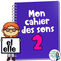 French Phonics Activities: Mon cahier des sons partie 2 {sons composés el/elle}