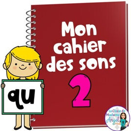 French Phonics Activities: Mon cahier des sons partie 2 {son composé qu}