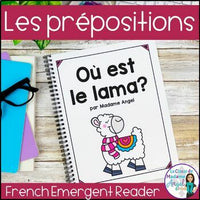 La Saint-Valentin - French Valentine's Day with Prepositions Emergent Reader