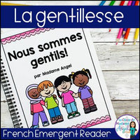 La gentillesse | French Kindness Emergent Reader