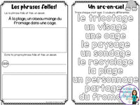 French Phonics Activities: Mon cahier des sons partie 2 {son composé age}