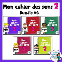 French Phonics Activities: Mon cahier des sons partie 2 Bundle #6