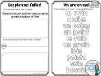 French Phonics Activities: Mon cahier des sons partie 2 Bundle #6