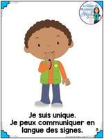 Je suis unique:  French All About Me Emergent Reader