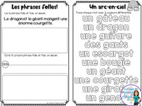 French Phonics Activities: Mon cahier des sons partie 2 {sons g dur/doux}