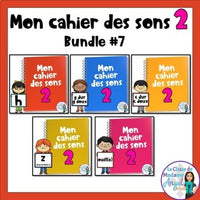 French Phonics Activities: Mon cahier des sons partie 2 Bundle #7