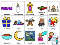 French Ramadan Themed Bingo Game