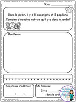 Addition et soustraction à 20: French Addition and Subtraction to 20 (printemps)