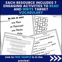 French Phonics Activities Bundle #9:  Mon cahier des sons